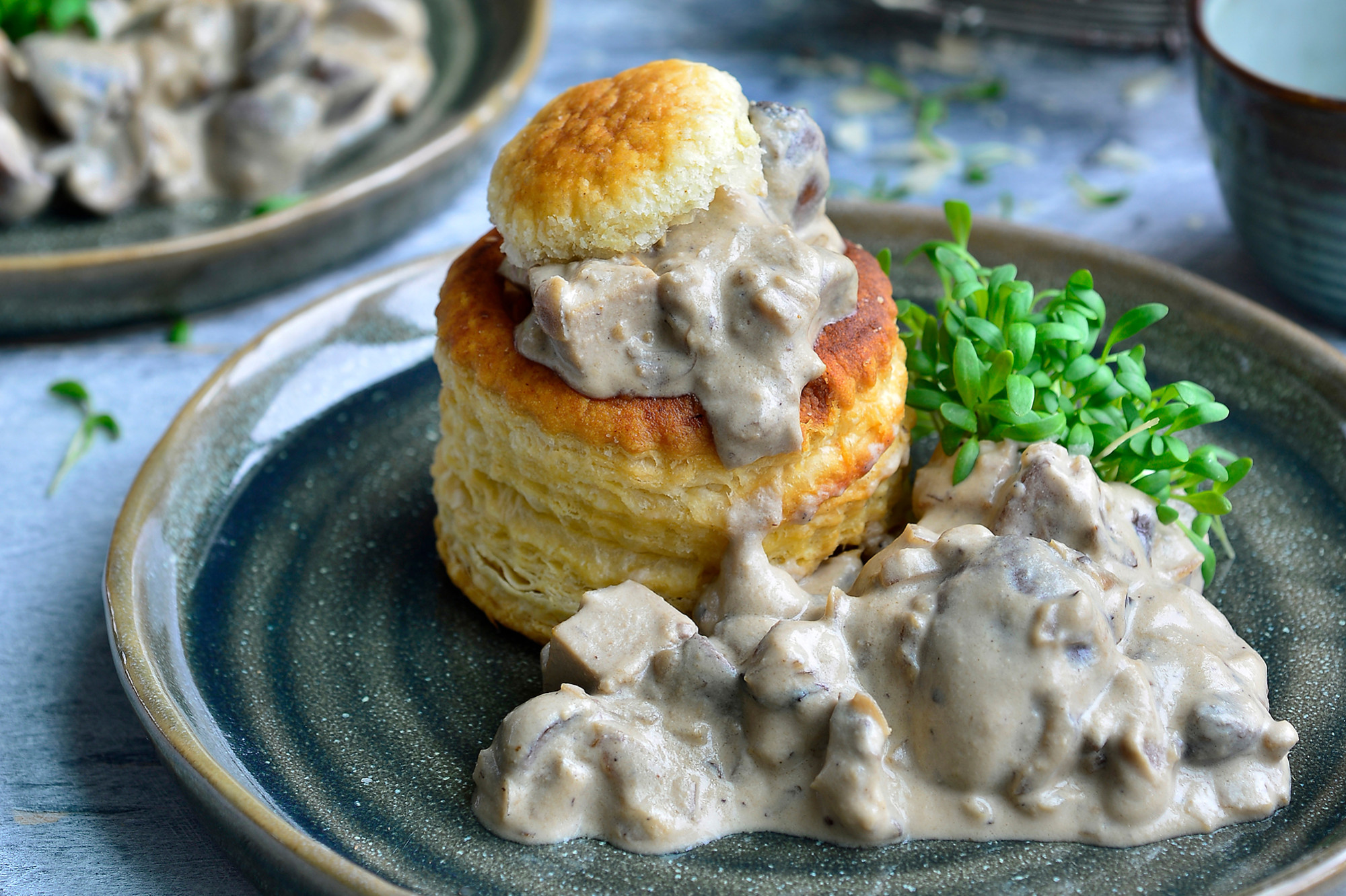 Vegan vol-au-vent